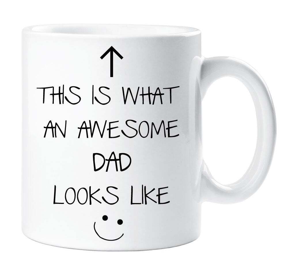 Awesome Dad Ceramic Mug - This Is What an Amazing Dad Looks Like V2