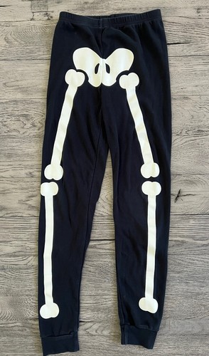 Gymboree Skeleton Gymmies Pajama Set Boy Size 10 Glow in the Dark 2011 Halloween - Picture 6 of 10