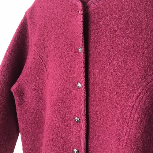 Vtg Orvis 100% Wool Cardigan Sweater 