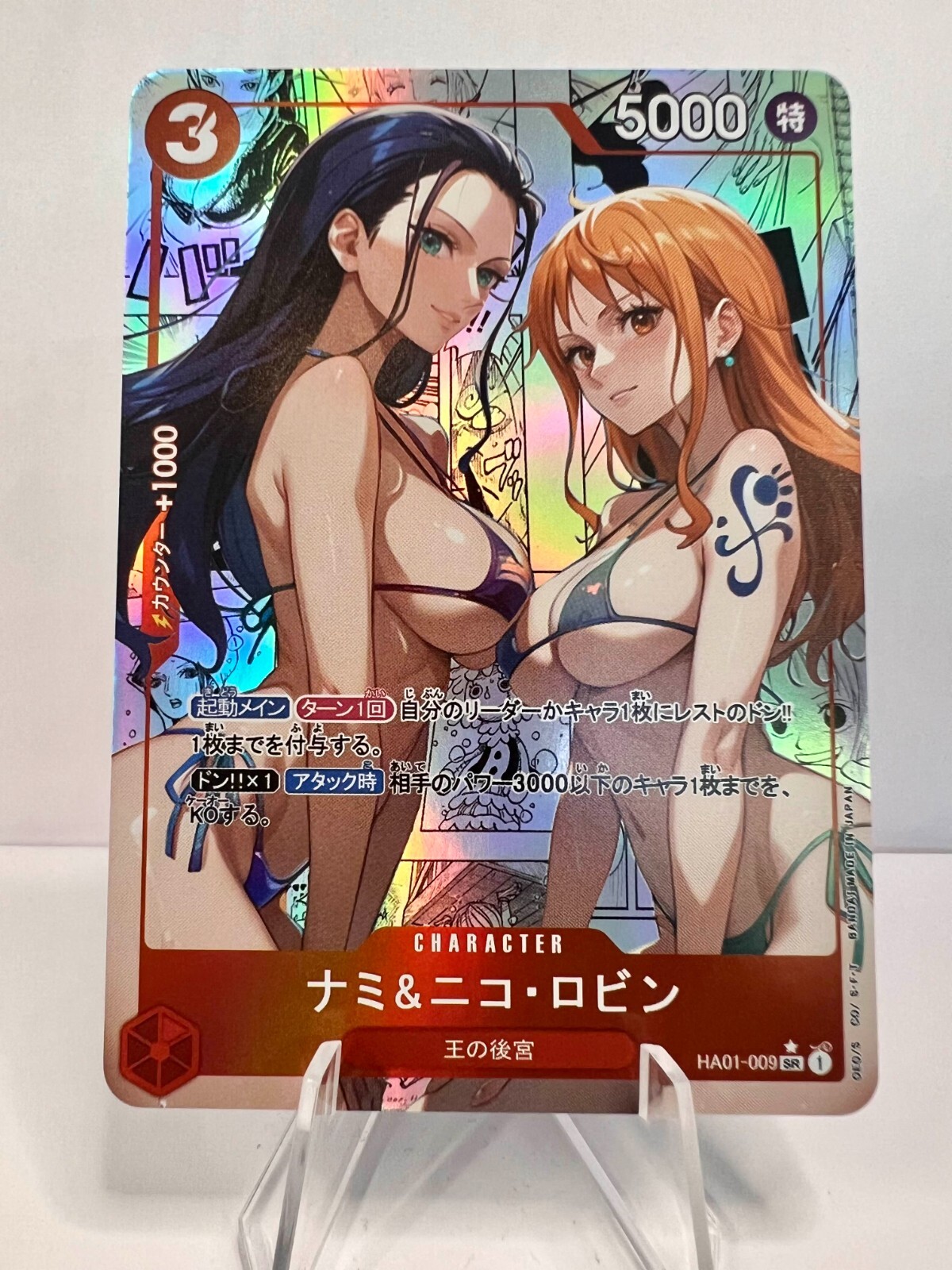 Nami & Nico Robin ONE PIECE Custom Sexy Goddess Waifu Anime Doujin Card