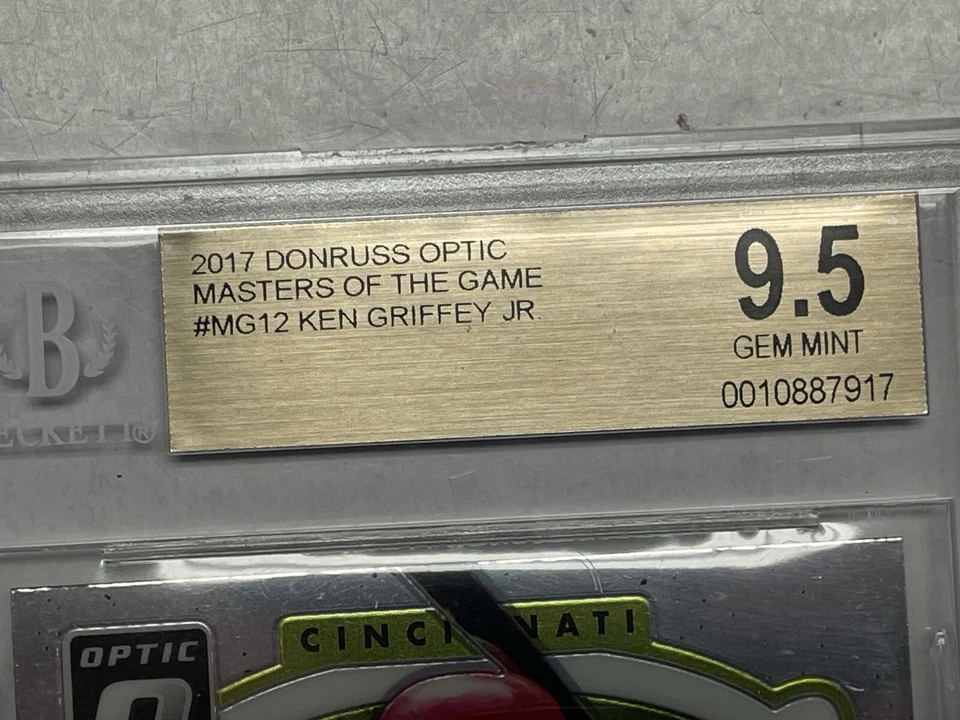 Griffey Jr 2017 Donruss Optic Masters Of The Game BGS 9.5 ,#MG12 - Image 2 of 3