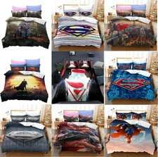 Superman Justice League Single/Double/Queen/King Bed Quilt Cover Set