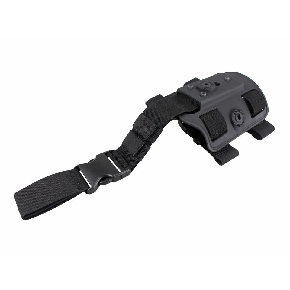Tactical Drop Leg Holster Left/Right Handed Rotary Holster Leg Panel OWB Holster - Image 4 of 4