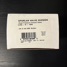 Parker Sporlan 903030P LAC-5-180 1/2 x 1/2 x 1/2 ODF Head Pressure Control Valve