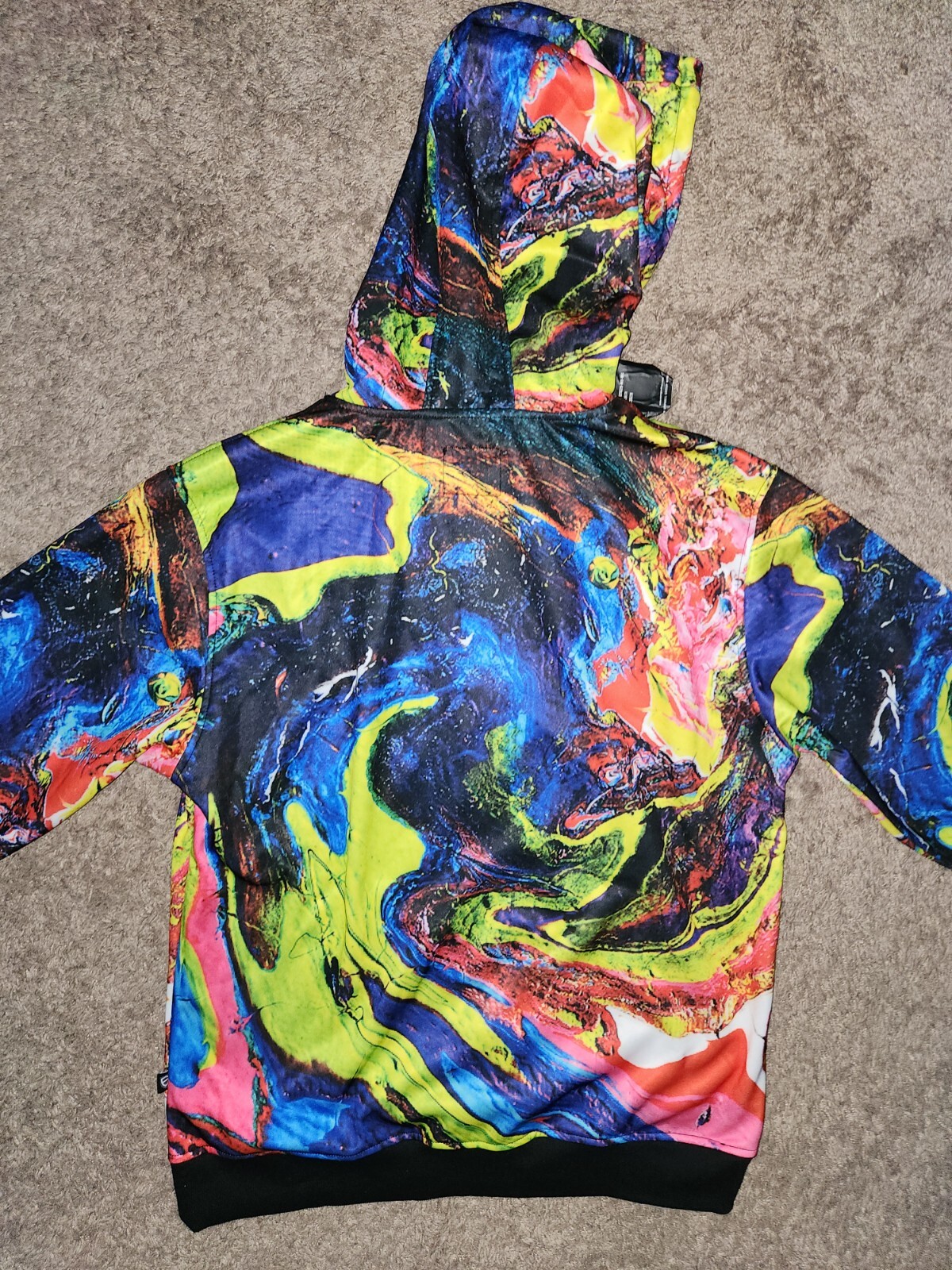 Legend Encrypted Psychedelic Pullover Hoodie Size… - image 17