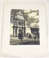 Vintage Black & White Photo M Kazan BAROQUE CHURCH ANTIGUA GUATEMALA 1968 #11