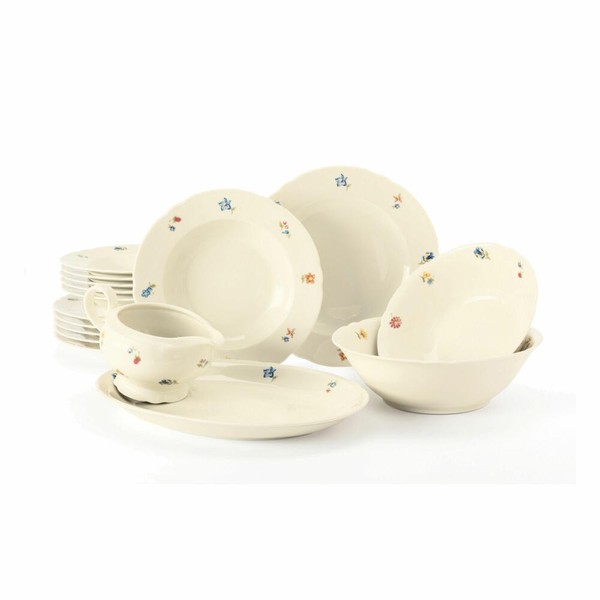 Seltmann Weiden Marieluise BlüTenmeer Tafelservice 16Tlg. Tafel Tellerset Bunt-image
