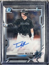Allen, Tanner - 2021 Bowman Draft Chrome - Autograph