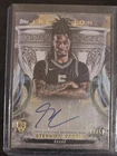 2024-25 Topps Inception Grail Chasing Stephon Castle RC Auto Holo Gold /50 Spurs