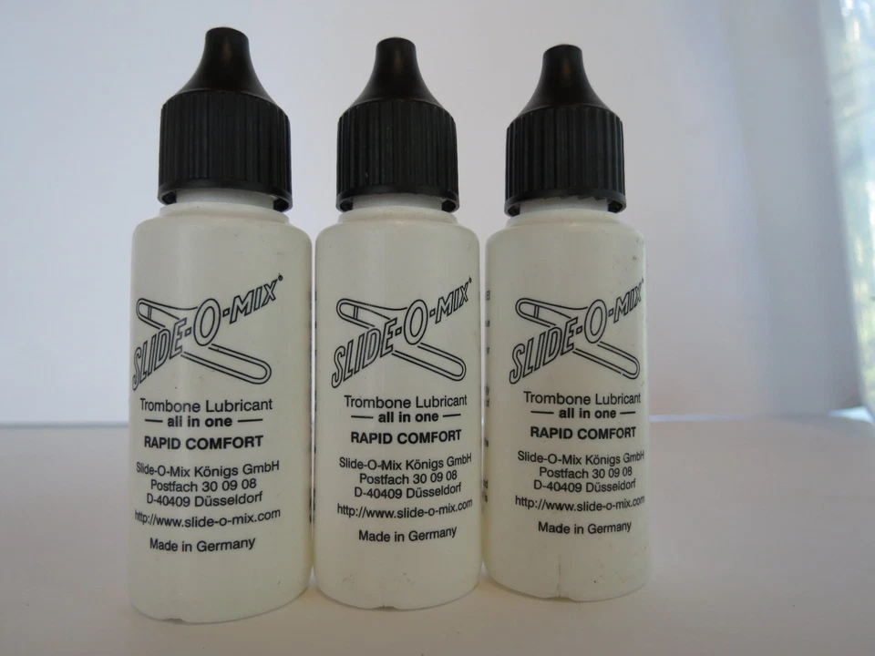 Slide O Mix 30ml Trombone Lube lot of 3