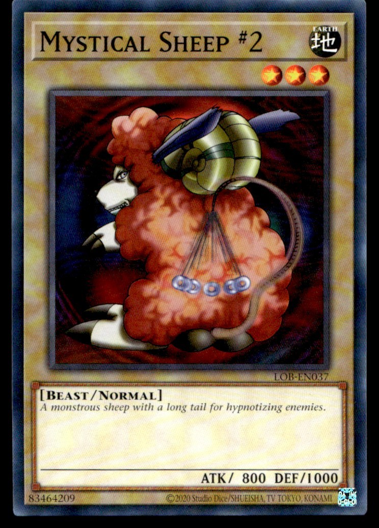 Mystical Sheep #2 - LOB-EN037 - YuGiOh