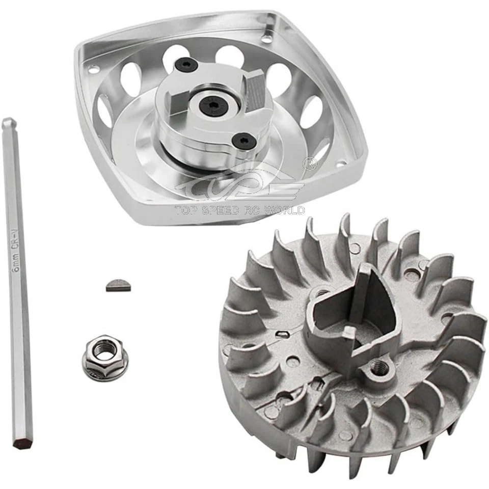 FLMLF Alloy CNC Roto Starter With flywheel Fit 23-35cc in US for 1/5 Rc HPI LOSI - Image 4 of 4