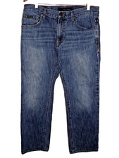 Calvin Klein Mens Standard Straight Medium Wash Denim Jeans Size 34x30