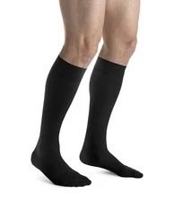 Jobst Formen Compression Socks 20-30 Mmhg Knee High, Closed Toe, Black, Small