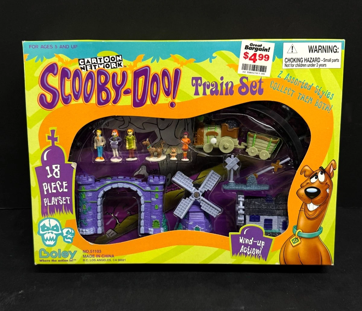 Scooby-Doo TV Cartoon Character Action Figures 1990-1999 Time