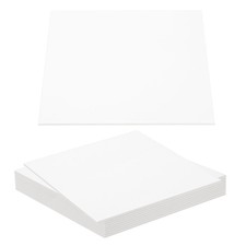 12x12x0.1" Chipboard Sheets 10Pcs 100PT Thick Book Board Binders Board, White