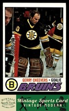 1977-78 Topps - Gerry Cheevers - #260 Boston Bruins