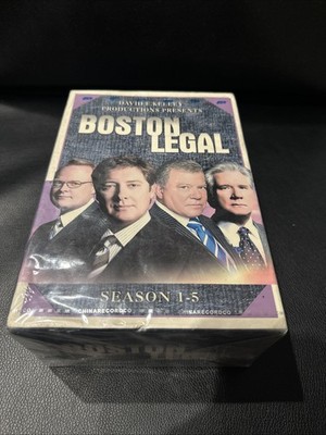Boston Legal Seasons 1-5 DVD Box Set Region 1 NTSC 31 Discs James Spader New