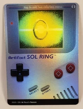 Sol Ring FOIL Proxy Playtest Card Custom Meme Classic Video Game Art Design