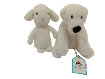 Jellycat White Lamb Plush Perry Polar Bear Soft Toy Small Cream Preloved - Image 1 of 4
