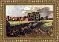 John Constable: Golding Constable's Flower Garden 1815 | Framed Canvas