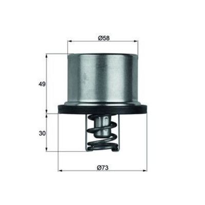 Thermostat Kühlmittel MAHLE THD 1 75 Kühlung