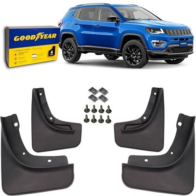 2 Pack Truck Mud Flaps Compatible with Jeep Compass 2017 26 Front & Rear Durable