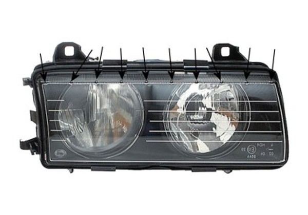 VAN Wezel Hauptscheinwerfer 0640966 FüR BMW E36 3Er Touring 316 318 Tds 320 323-image