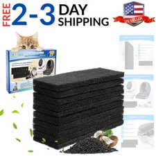 10-Pack Carbon Filters Compatible with Litter-Robot 3, Activated Carbon Litte...