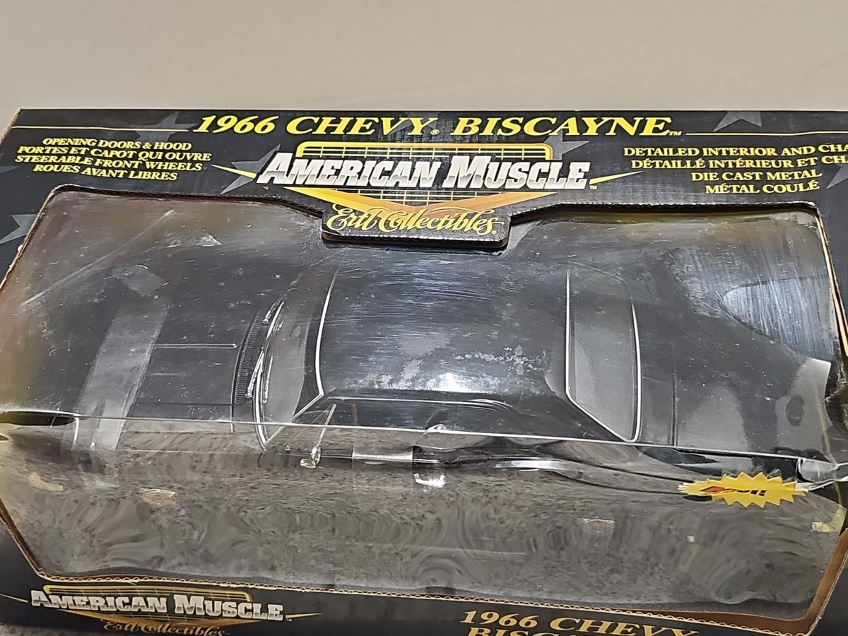 AMERICAN MUSCLE 1966 CHEVY BISCAYNE 限定版 American Muscle 1966 Chevrolet Biscayne 2-Door Coupe (Nickey
