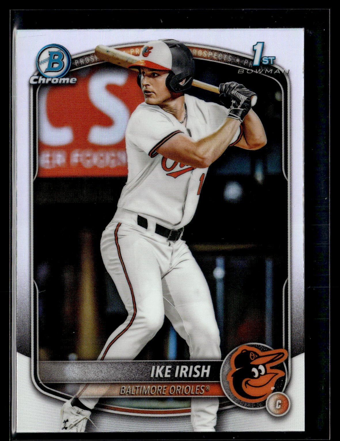 2025 Bowman Draft #BDC-16 Ike Irish Chrome Refractor