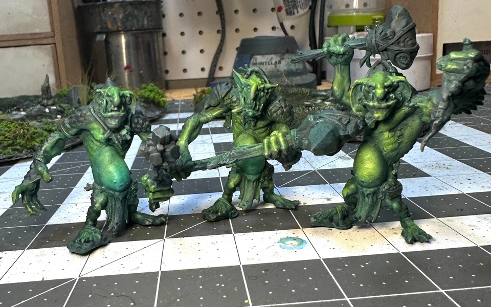 Games Workshop / Age of Sigmar / Gloomspite Gitz / Rockgut Troggoths x3 - Image 3 of 4