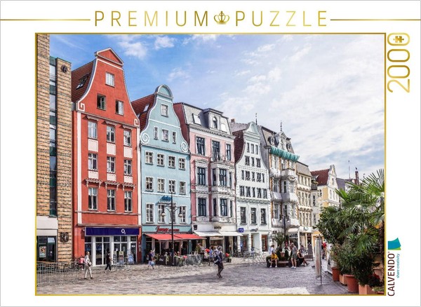 Calvendo Puzzle UniversitäTsplatz Rostock | 2000 Teile Lege-GrößE 90 × 67 Cm Fot-image