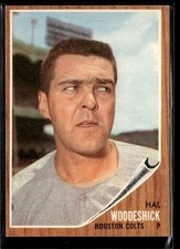 1962 Topps Hal Woodeshick NRMT or Better #526