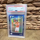 2024 Panini Donruss Optic Rated Rookie Bo Nix #209 Blue Hyper Prizm PSA 10
