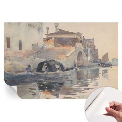 Easy Install Wall Decor Wallpaper Watercolor Scenery Venice Harmony Of Water