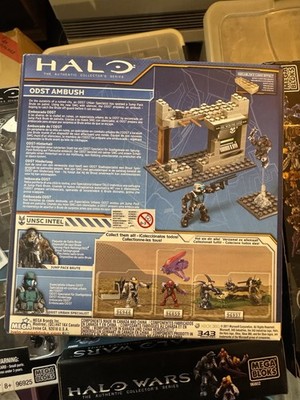 おむ3点同時購入条件付き販売　アスプルンド　クッション　① 検halo Halo Mega Bloks ODST Ambush Set 96931 with Figures BRAND NEW HTF