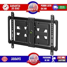 Ultra Slim TV Wall Mount for Most 37-90 inch TV, Full Motion TV Mount Dual Swive