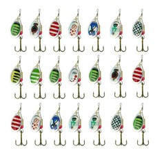 SET da 31 cucchiaini da pesca spinning con scatolina a scomparti Misura 2 GH233