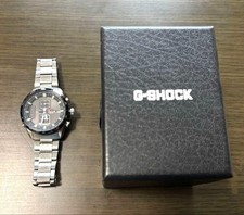 Casio EDIFICE EQW-A1100DB-1AJF Black Dial Chronograph Solar Radio Men Watch Used