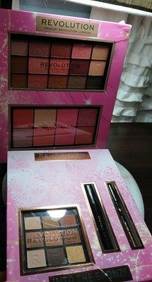 Revolution Romance Eyeshadow Palette Lovers Blush + Into the Bronze Set Mascara