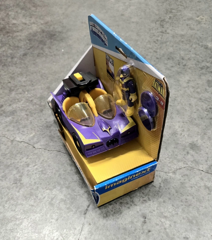 Imaginext DC Super Friends BATGIRL & BATMOBILE conjunto en caja Foto 3 de 4