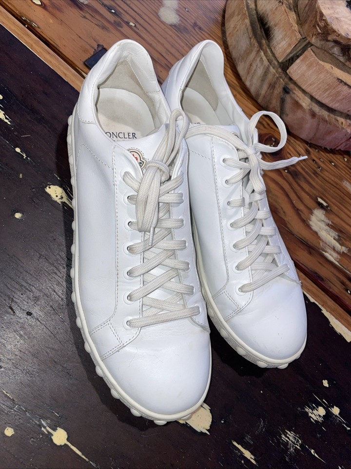 Moncler Fifi Leather Sneakers Sz 41