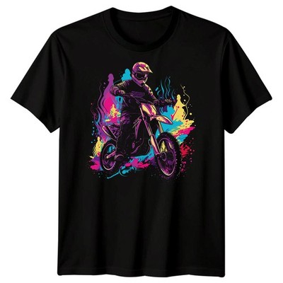 Motocross Fahrer Dirt Bike Sport Herren T-Shirt Extreme Action