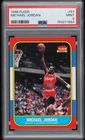 1986 Fleer #57 MICHAEL JORDAN Rookie Card - - PSA 9 MINT -- JUST GRADED - -