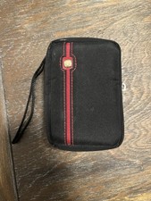 Wenger Swiss Gear The MAYA, Medium Camera Case, Black Poly Red Stripe GA-7869-13