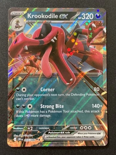Krookodile Ex 055/086 - Double Rare - Chaos Rising - Pokemon TCG
