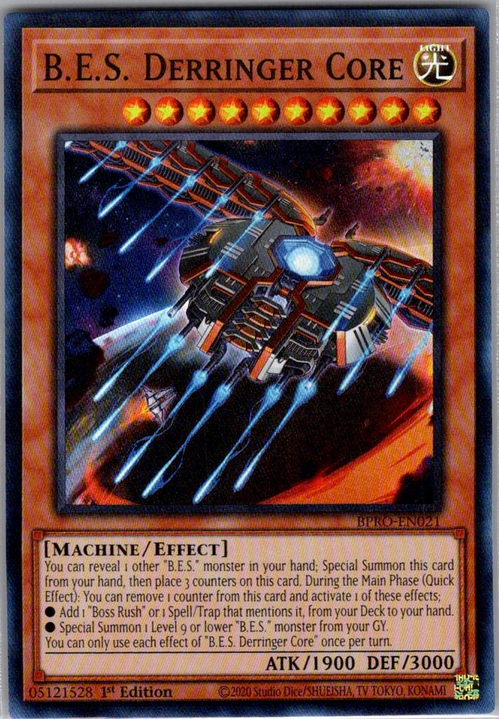 Burst Protocol #BPRO-EN021 B.E.S. Derringer Core