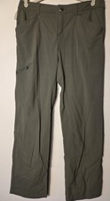 Patagonia Quandary Roll Up Hiking Pants Womens 8 Forge Green Nylon. VV10