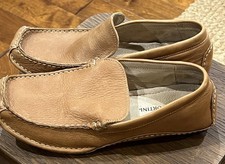 Franco Fortini Men s Brown Leather Loafers Size 9